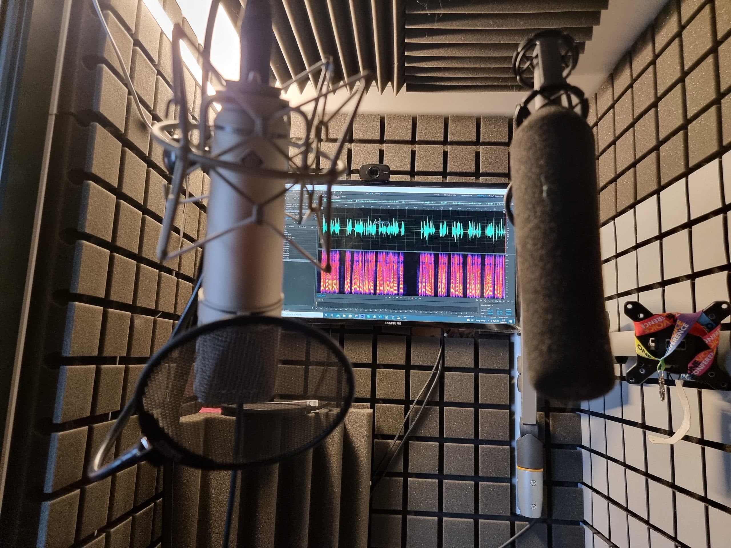 Ben Wake Voiceover Studio Microphone